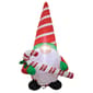 Inflatable 4ft. Gnome Holding a Candy Cane - image 1