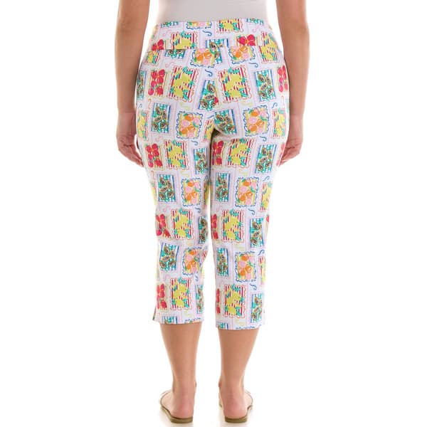 Womens Zac & Rachel Pull On Fruit Millennium Capris