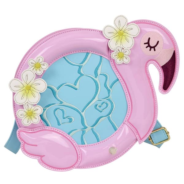 Womens Loungefly Flamingo Crossbody