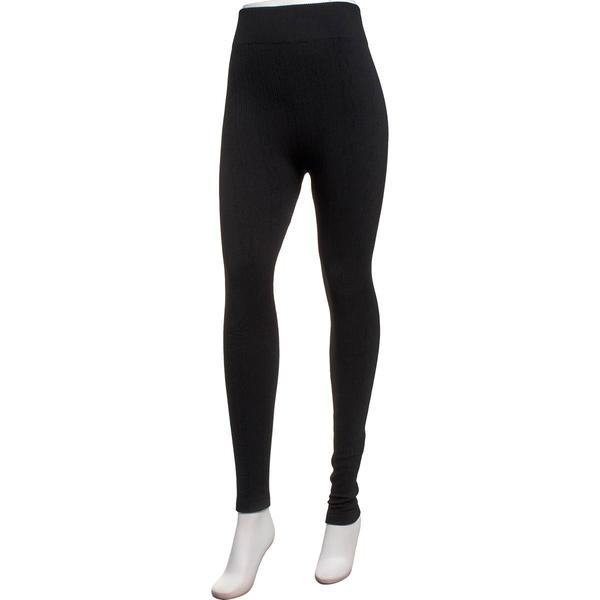 Womens Runway Ready Mixed Cable Fleece Lined Leggings