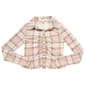 Girls &#40;7-16&#41; No Comment Ruched Button Front Shirt - Tobias Plaid - image 1