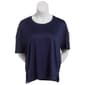 Plus Size Jaclyn Short Sleeve Drop Shoulder Crew Neck Tee - image 1