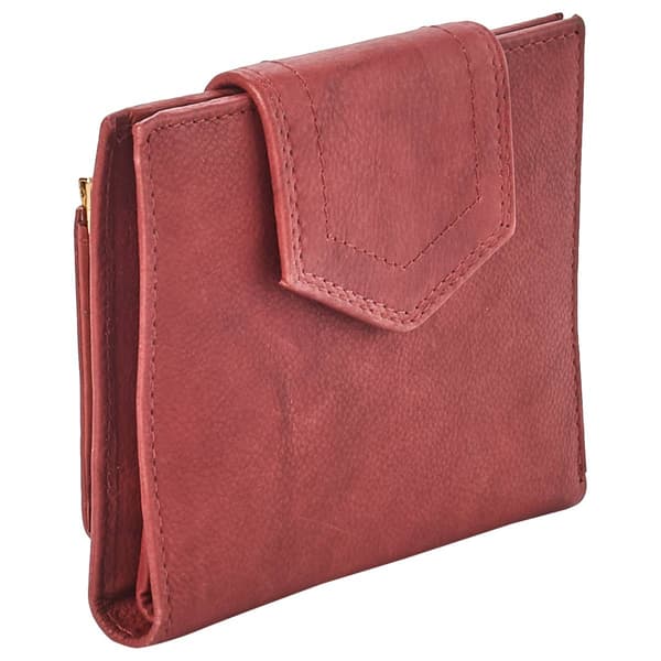 Womens Great American Leatherworks Tab French Purse Wallet