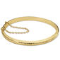 Gold Classics&#40;tm&#41; Gold over Sterling Silver Diamond Cut Bangle - image 1