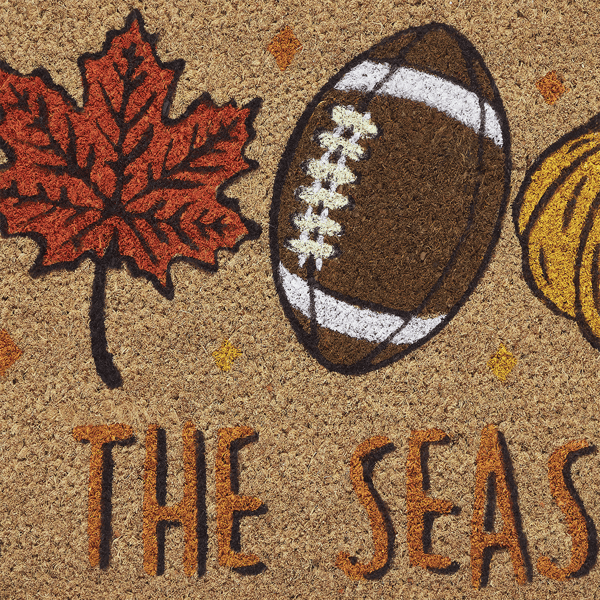VCNY Home Tis the Season Outdoor Coir Doormat