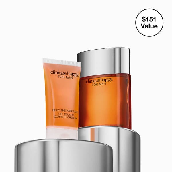 Clinique Happy for Him Men''s Cologne & Body Wash Gift Set