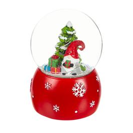 Evergreen LED Water Globe with Christmas Tree and Gnome