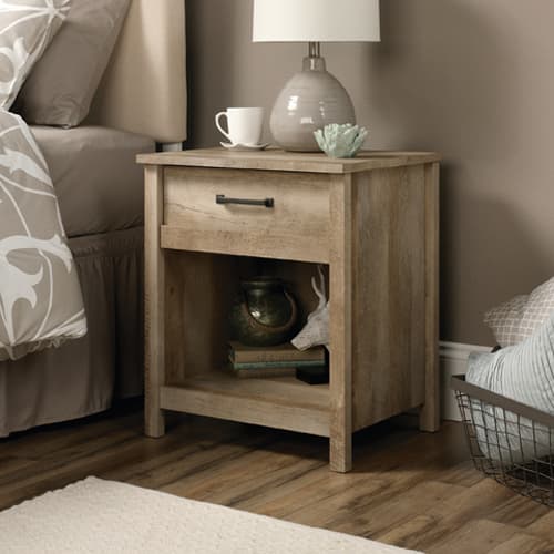 Sauder Cannery Bridge Nightstand - Lintel Oak - image 