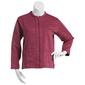 Plus Size Hasting &amp; Smith Space Dye Zip Front Fleece Cardigan - image 1