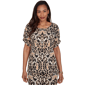 Womens Ruby Rd. Tropical Noir Puff Sleeve Damask Blouse - image 1