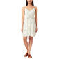 Juniors Wallflower Floral Lace Trim A-Line Mini Dress - image 2