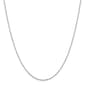 Gold Classics&#40;tm&#41; 1mm. 14k White Gold Singapore Necklace - image 1