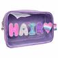 OMG Accessories Hair Heart Clear Travel Pouch - image 2