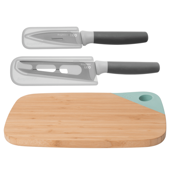 BergHOFF Leo 3pc. Knife & Cutting Board Set
