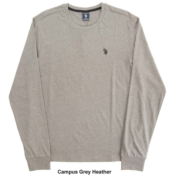 Mens U.S. Polo Assn.® Long Sleeve Crew Neck Tee