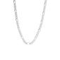 22in. Sterling Silver Figaro Chain Necklace - image 1