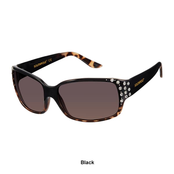 Womens SOUTHPOLE Plastic Rectangle Sunglasses