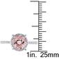 Gemstone Classics™ 10kt. White Heart Diamond Halo Ring - image 4