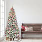 Puleo International 6.5ft. Pre-lit Flocked Virginia Pine Tree - image 3