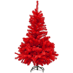 Northlight 4ft. Full Pine Scarlet Red Artificial Christmas Tree