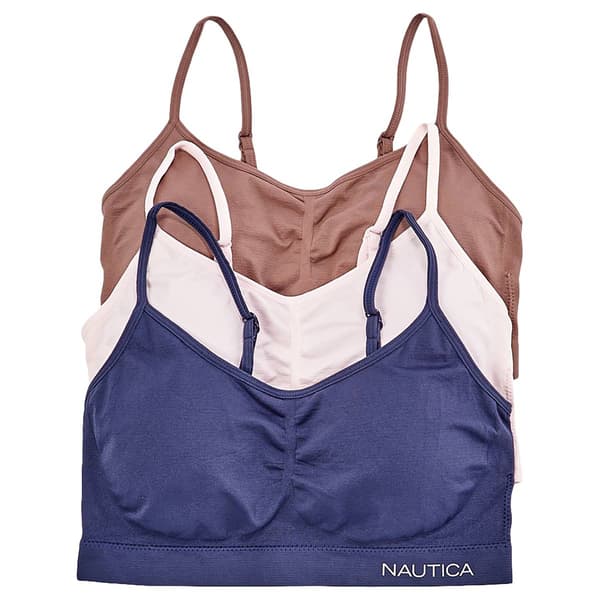 Womens Nautica 3pk. Seamless Lounge Bras - NT4902-3PKAP - image 