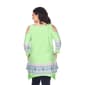 Plus Size White Mark Antonia Cold Shoulder Tunic Top - image 4