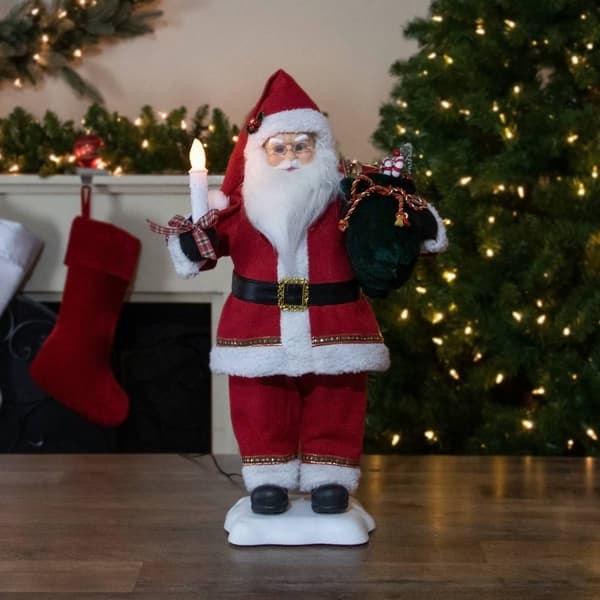 Northlight Seasonal 24in. Animated Santa Claus Christmas Figure
