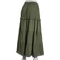 Juniors Angie High Slit Tier Eyelet Maxi Skirt - image 2