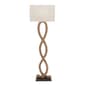 9th & Pike(R) Brown Coastal Rustic Floor Lamp - image 1