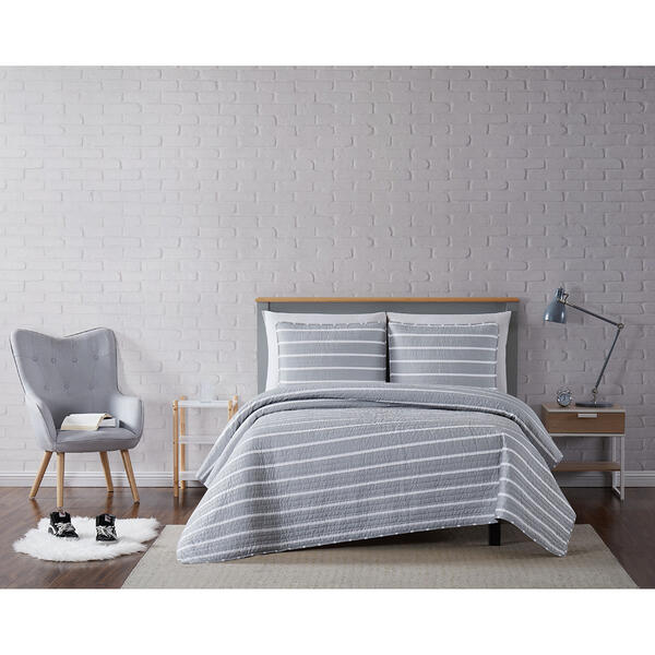 Truly Soft Maddow Stripe Quilt Set - image 