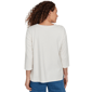 Petite Alfred Dunner Camden Market Floral Embroidery Blouse - image 2