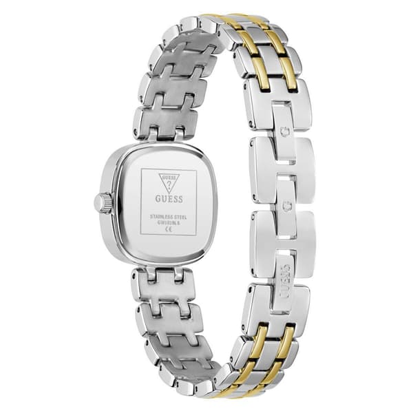 Womens Guess Two-Tone Green Dial Watch - GW1018L6