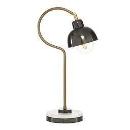 9th & Pike(R) Black Metal Industrial Desk Lamp