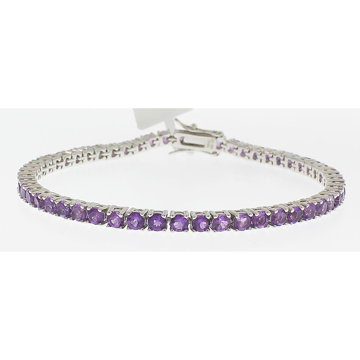 Gemstone Classics™ 3.00mm Round Amethyst Bracelet