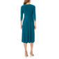Womens MSK 3/4 Embellished Sleeve Surplus Neck Midi Dress - image 2