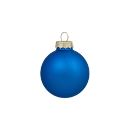 Northlight 10ct. 2-Finish Blue Christmas Glass Ball Ornaments
