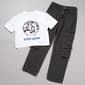 Girls (7-12) Tween Diva Disco Queen Tee & Cargo Jeans Set - image 1
