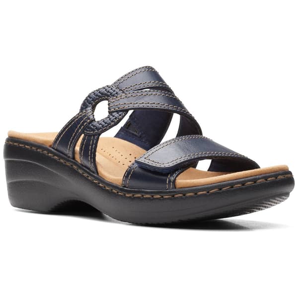 Womens Clarks(R) Collections Merliah Coral Slide Sandals - image 