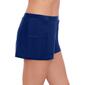 Plus Size American Beach Solid Double Zip Pocket Swim Shorts - image 2