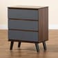 Baxton Studio Roldan Two-Tone Walnut Wood 3-Drawer Bedroom Chest - image 7