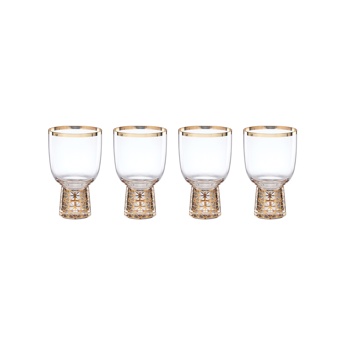 Lenox(R) Tuscany Classics Gold Frost Wine Glasses - Set of 4