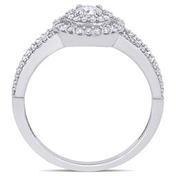 Diamond Classics™ 14kt. White Gold 3/4ct. Diamond Engagement Ring