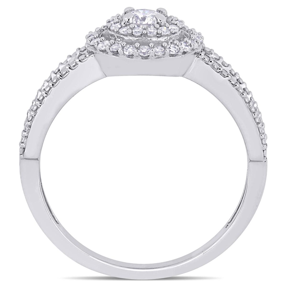 Diamond Classics™ 14kt. White Gold 3/4ct. Diamond Engagement Ring