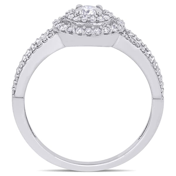 Diamond Classics™ 14kt. White Gold 3/4ct. Diamond Engagement Ring