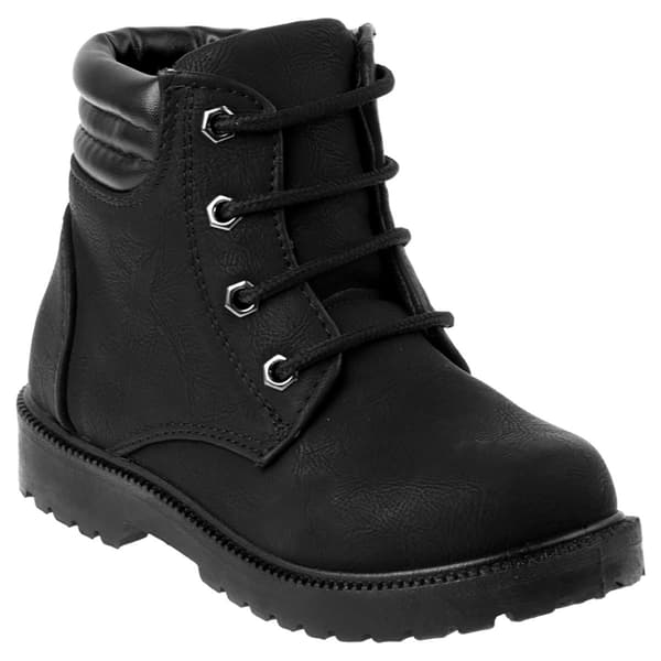 Big Boys Rugged Bear Lace Up Casual Boots - image 
