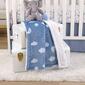 Carters(R) Blue Elephant Super Soft Sherpa Baby Blanket - image 1
