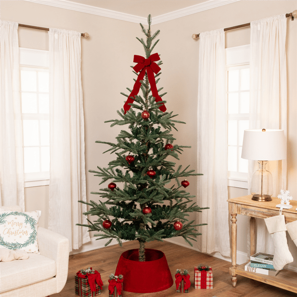Northlight Real Touch™ 6.5ft. Slim Nordmann Fir Christmas Tree - image 