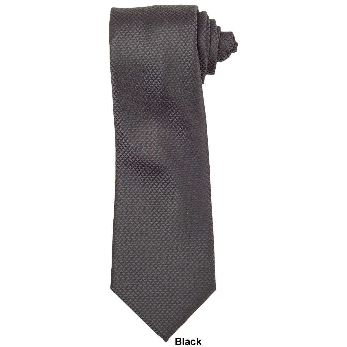 Mens John Henry® Grid Solid Tie