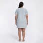 Plus Size Jaclyn Short Sleeve Ditsy Scoop Neck Nightshirt - image 1