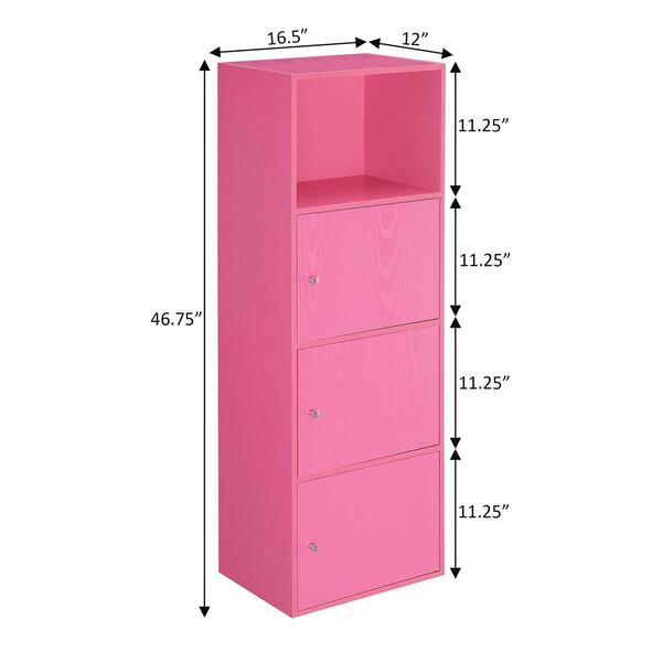 Convenience Concepts Xtra Storage 3-Door Cabinet